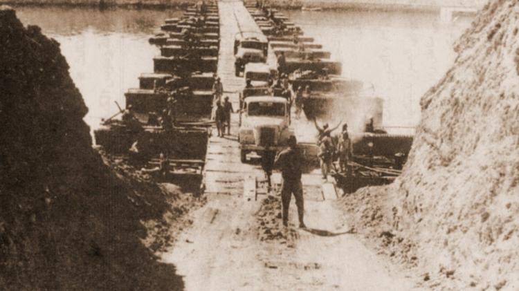 Movimentação do Exército Israelense na Guerra do Yom Kippur, em 1973 