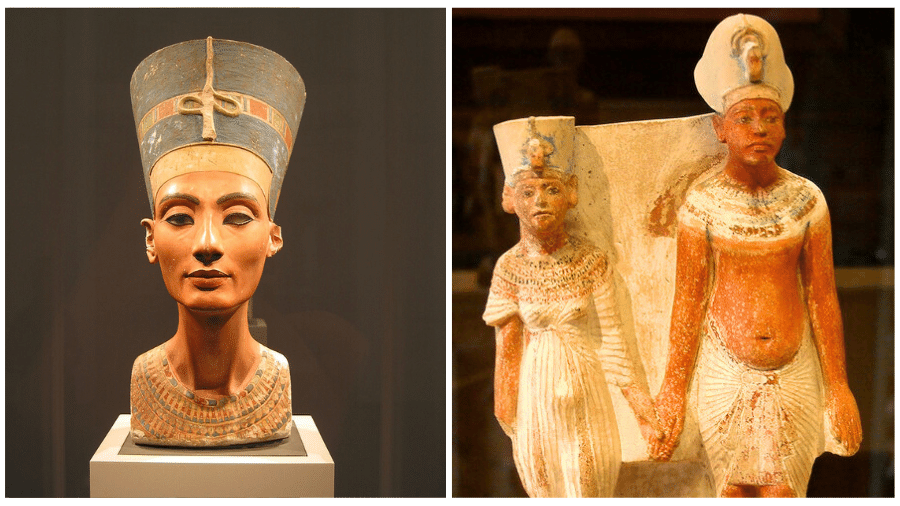 Nefertiti reinou ao lado de Akhenaton em um período considerado o mais próspero na história do Antigo Egito