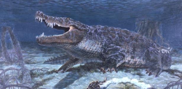 Crocodilo do terror: como era a criatura de 10 metros que comia dinossauros