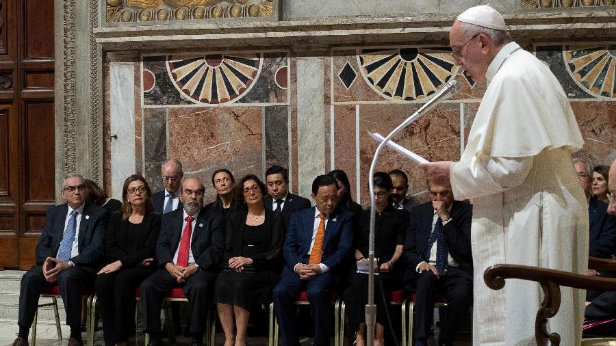 Papa Francisco participa da 41ª Conferência Geral da Organização das Nações Unidas para Alimentação e Agricultura (FAO) - Vaticano via Reuters