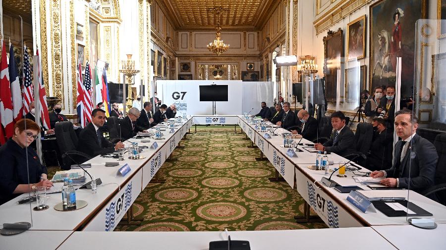 Reunião entre ministros das Relações Exteriores do G7 em Londres - Ben Stansall/Reuters