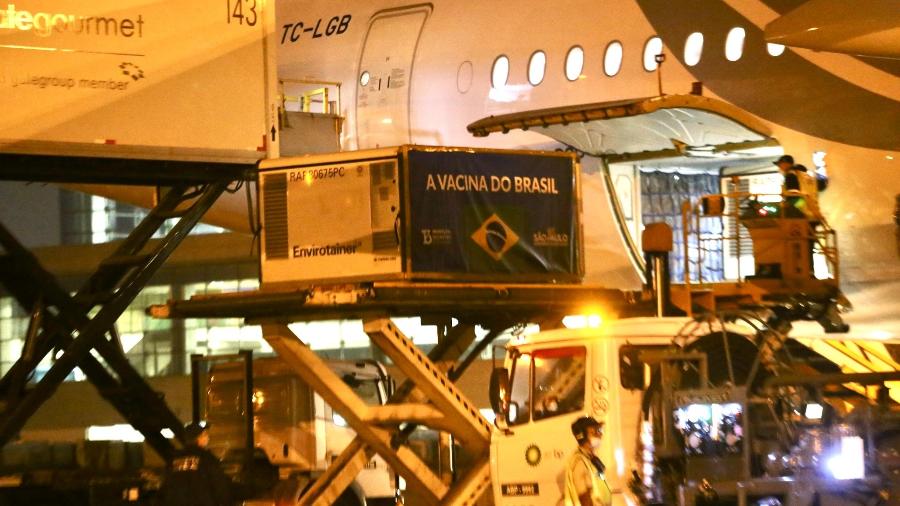 Carregamento com dois milhões de doses de Coronavac chega ao Brasil - Governo do Estado de São Paulo
