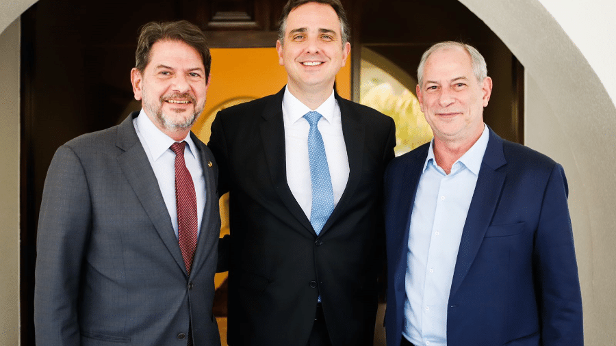 Cid Gomes, Rodrigo Pacheco e Ciro Gomes - Pedro Gontijo / Senado Federal