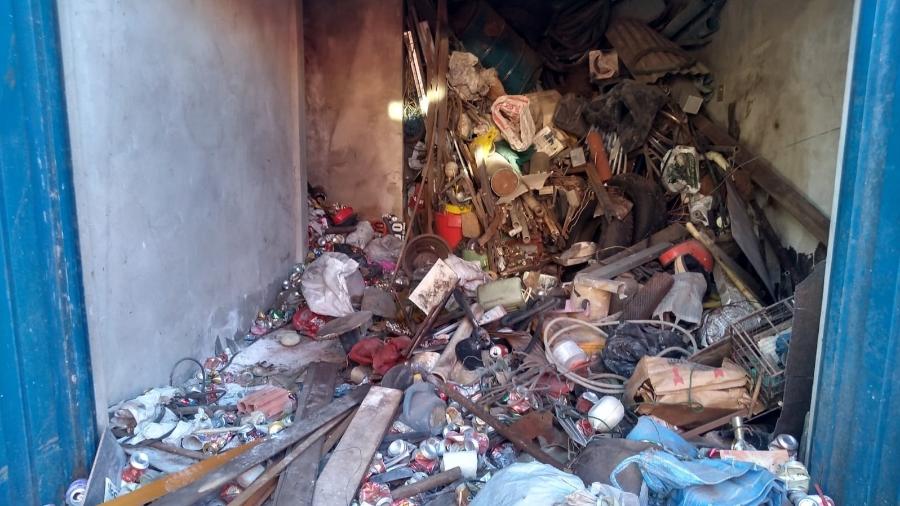 Equipes levaram mais de quatro horas para encontrar corpo do homem entre entulhos da casa dele em Piracicaba - Defesa Civil de Piracicaba/Divulgação