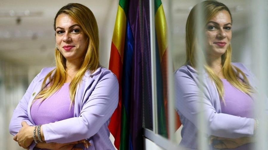 Symmy Larrat, a secretária nacional LGBTQIA+ do Ministério dos Direitos Humanos - 25.jan.2023 - Marcelo Camargo/Agência Brasil
