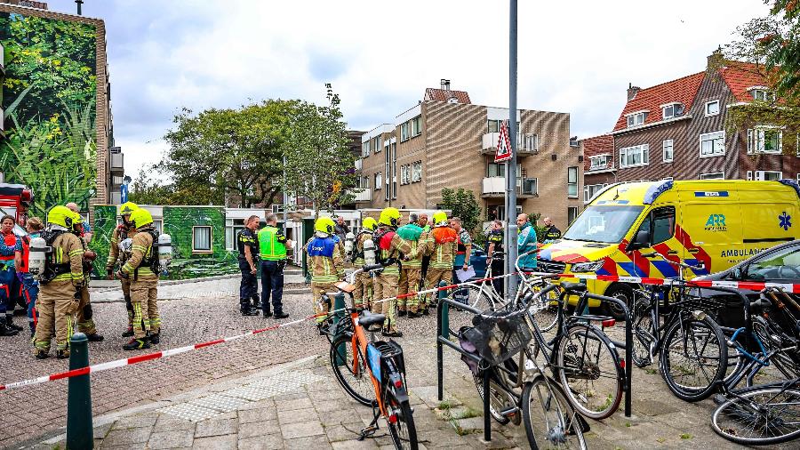 Suspeito atirou a esmo e ateou fogo em uma casa e no hospital universitário de Roterdã, na Holanda