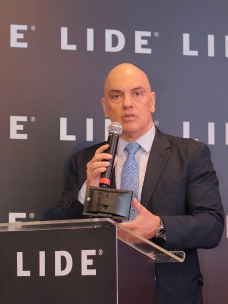 Ministro do STF, Alexandre de Moraes, em evento do Lide em São Paulo