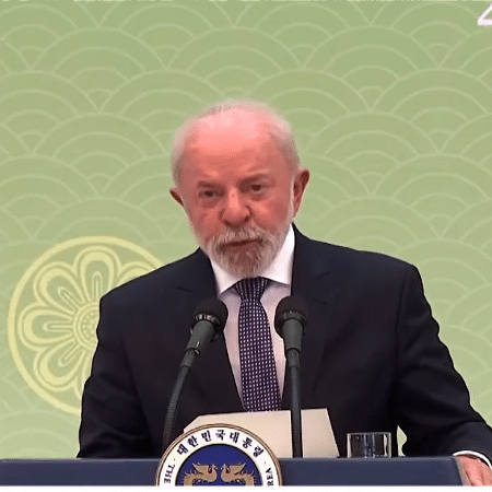 Após visita à Índia, Lula é recebido em cerimônia na Coreia do Sul