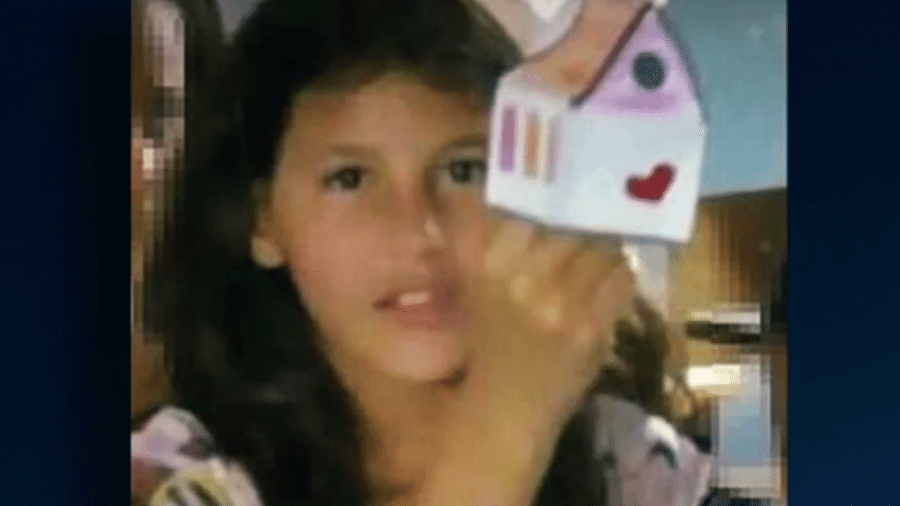 Raissa Eloá Caparelli Dadona, de 9 anos, foi encontrada amarrada a uma árvore - Reprodução/Balanço Geral