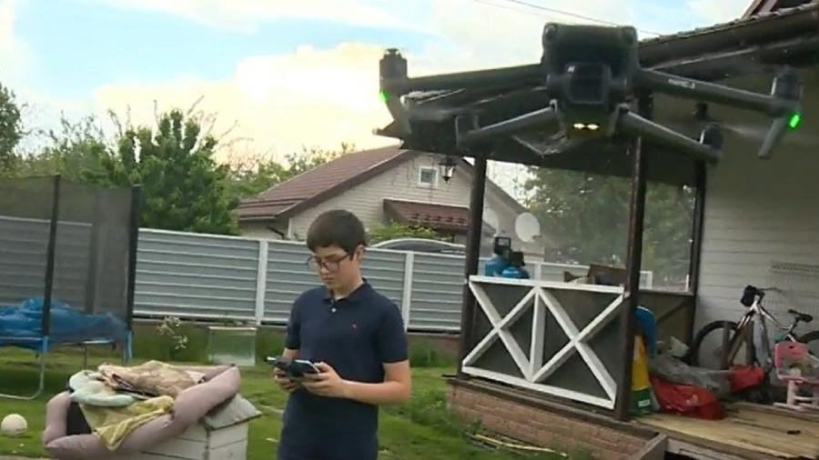 Adolescente pilotou drone que ajudou forças armadas da Ucrânia a derrotar comboio russo - Reprodução/Global News