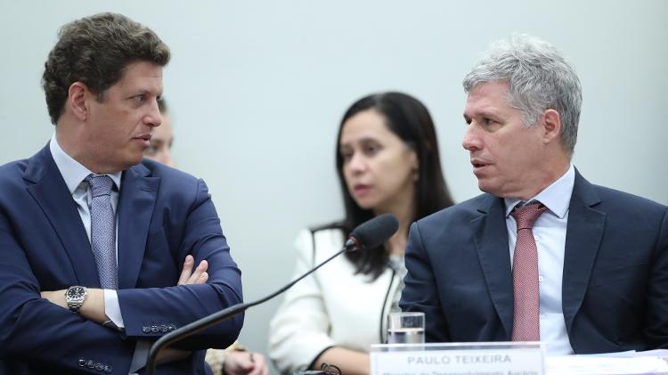 Ministro Paulo Teixeira durante depoimento na CPI do MST