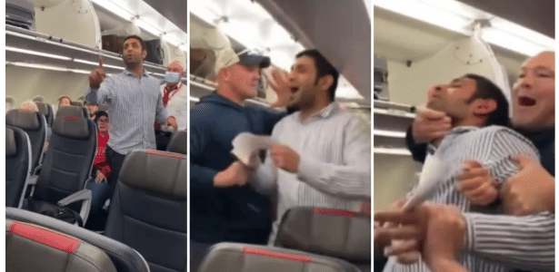A passenger was expelled from the plane after anti-Semitic attacks and insults