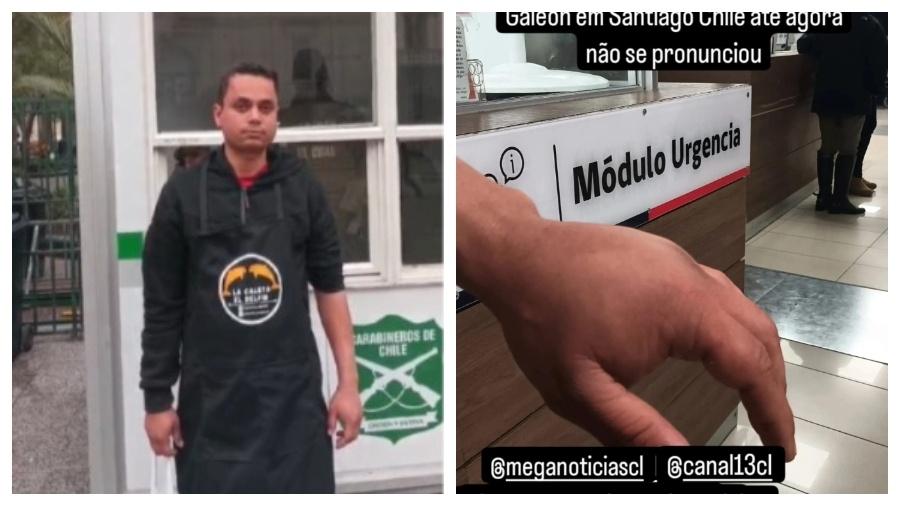 Brasileiro disse ter sido agredido por dono de restaurante no Chile