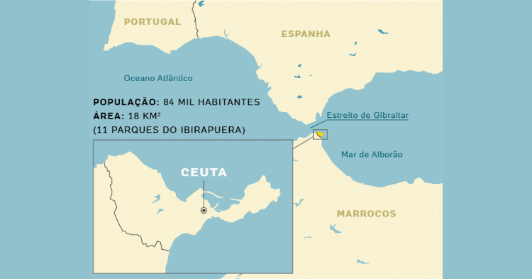 Mapa Ceuta Mapa Ceuta
