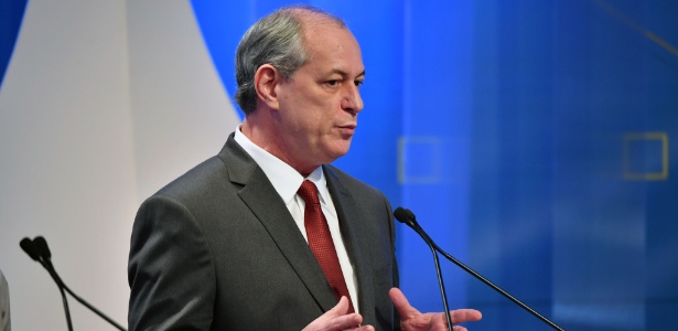 O candidato Ciro Gomes, que se lançou à disputa pela Presidência pelo PDT