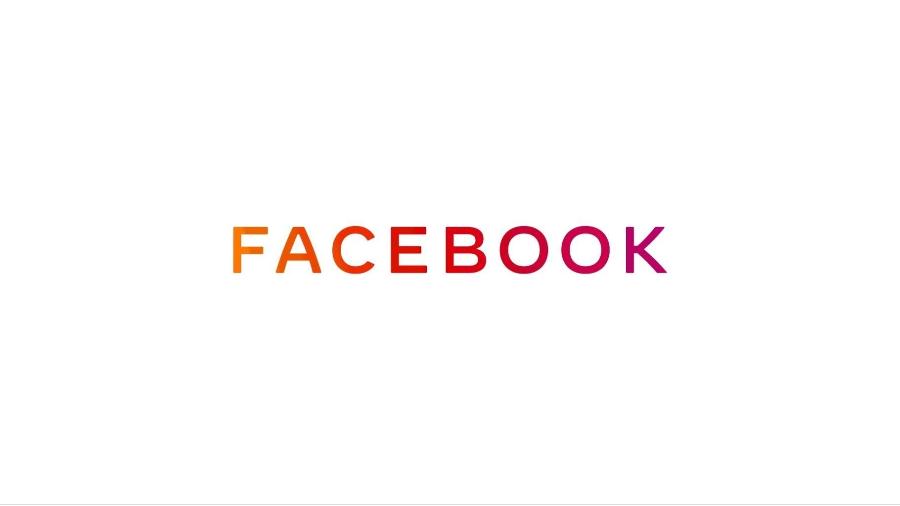 Novo logo do Facebook foi divulgado nesta segunda-feira (4/11) - Handout / FACEBOOK / AFP