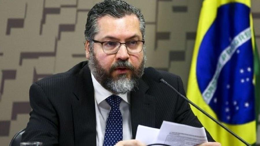 Chanceler Ernesto Araújo destacou números de redes sociais de eventos promovidos pelo Itamaraty - MARCELO CAMARGO/AG. BRASIL