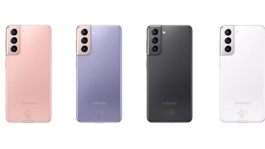 As cores do Galaxy S21, segundo o site Winfuture - Reprodução/Winfuture