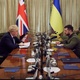 Apr 9,2022 - The meeting between UK Prime Minister Boris Johnson and Ukrainian President Volodymyr Zelensky took place in Kiev, the capital of Ukraine - Reproduction/Telegram/Volodymyr Zelensky