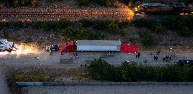 Caminhão foi encontrado em San Antonio, no Texas (EUA)