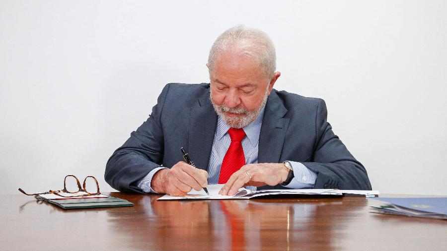 O presidente Lula  -  Sergio Lima / AFP