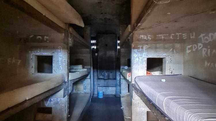Inspeção encontra celas sem iluminação no Central de Triagem da Trindade (CTT), do Complexo Penitenciário da Agronômica, em Florianópolis