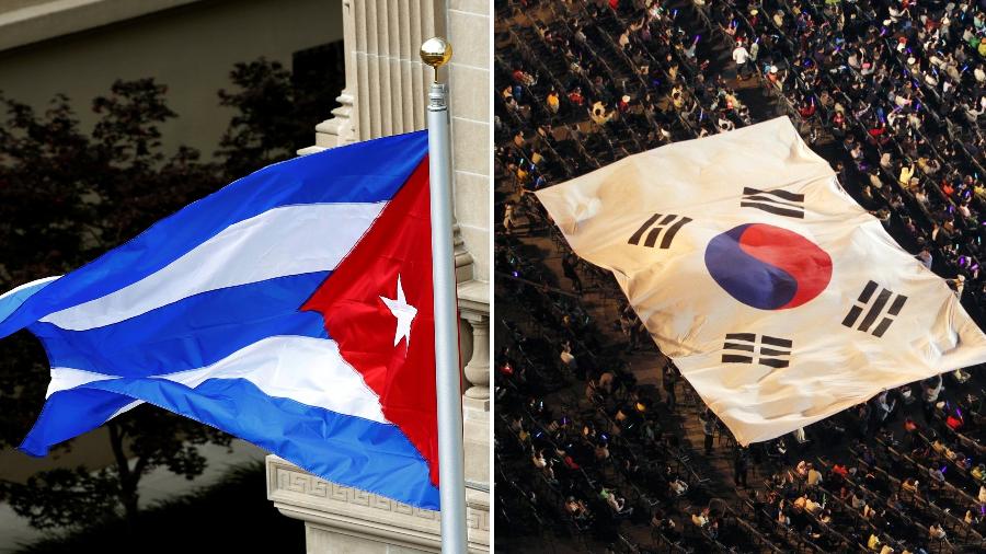 Cuba e Coreia do Sul haviam estabelecido relações diplomáticas em 1949, mas romperam em 1959