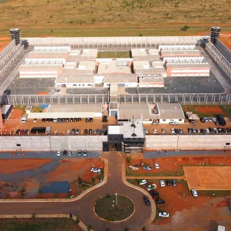 Penitenciária Federal em Brasília, onde estão presos homens da cúpula do PCC