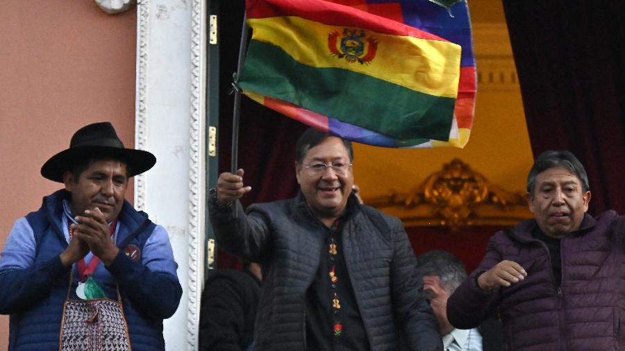 Presidente boliviano, Luis Arce, em imagem de arquivo