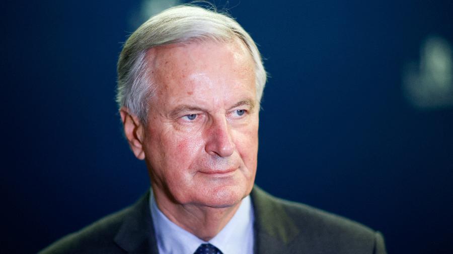 Michel Barnier, nomeado primeiro-ministro da França, em foto de 22 de novembro de 2021 - Gonzalo Fuentes/Reuters