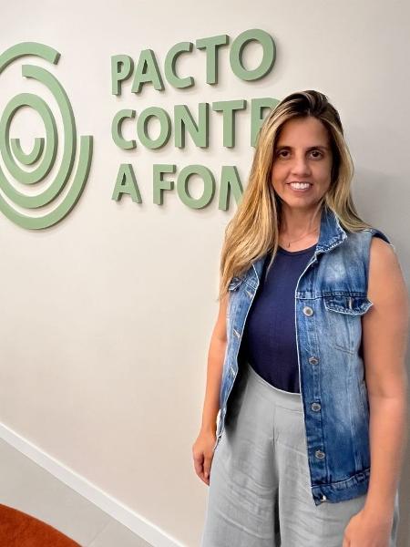 Juliana Plaster, diretora de Parcerias e Relações Institucionais do Pacto Contra a Fome - Divulgação