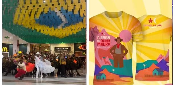 Casal confunde símbolo junino com estrela do PT e ataca dançarinos em festa