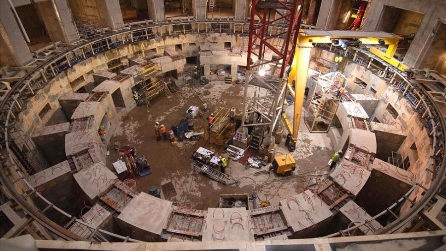 Reator de fusão nuclear Iter, com previsão de ser concluído em 2025 - Getty Images