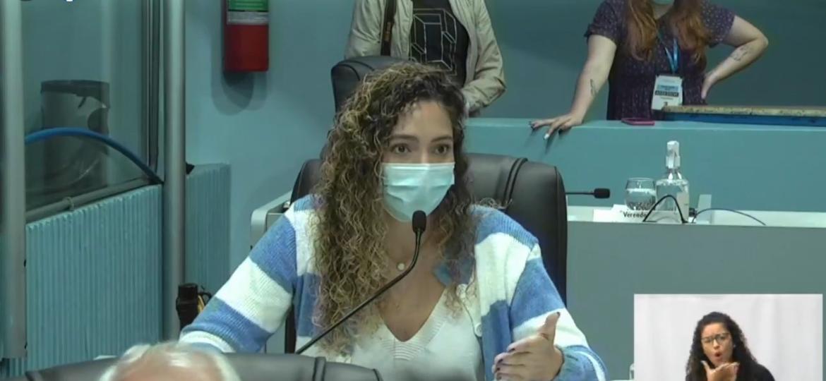 Vereadora Karla Coser foi ridicularizada - Reprodução/Facebook/camaradevitoria