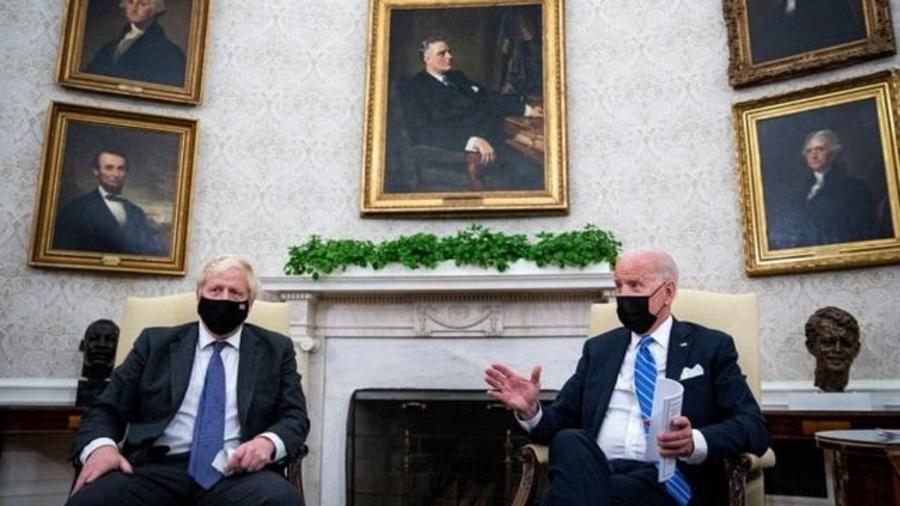 Joe Biden anunciou proibição de importação de petróleo, gás e carvão da Rússia. Reino Unido deve acompanhar a medida - Getty Images