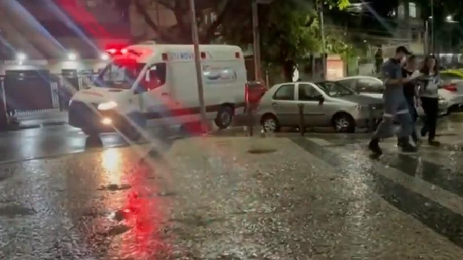 Homem de 38 anos foi preso ao chegar em hospital da Tijuca, na zona norte do Rio de Janeiro - Record TV/Reprodução