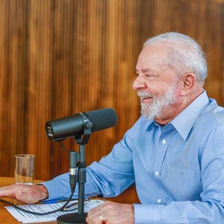 Presidente Lula em transmissão ao vivo nas redes sociais - Ricardo Stuckert/PR