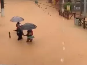 Sirene de evacuação é acionada em São Sebastião após chuva intensa