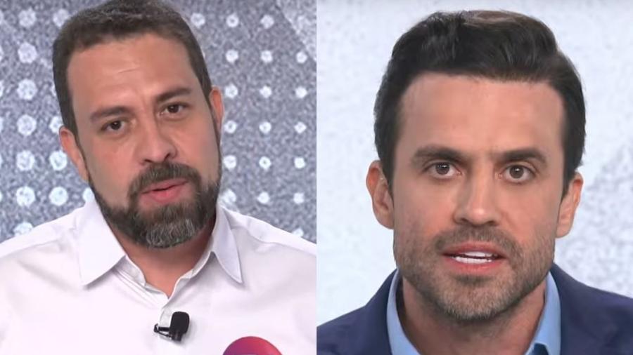 Guilherme Boulos (PSOL) e Pablo Marçal (PRTB) devem participar de live  - Reprodução de vídeo