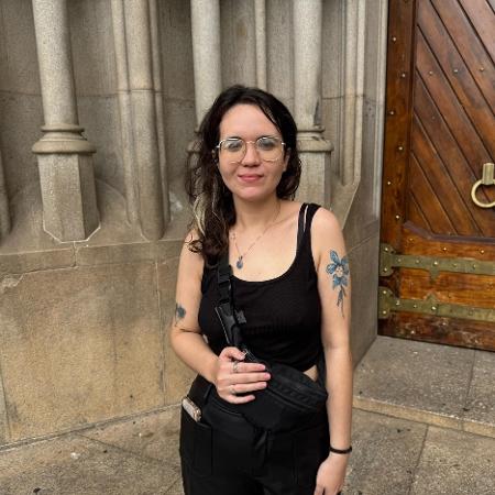 Carla Brandão, 27, afirma que o papa Francisco foi um respiro pra igreja Católica Carla Brandão, 27, afirma que o papa Francisco foi um respiro pra igreja Católica