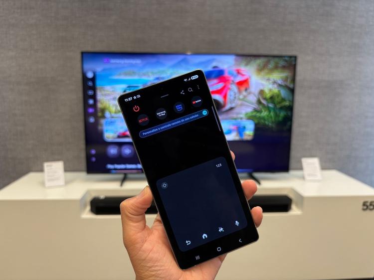 Dá para mudar de canais usando o celular Galaxy da Samsung