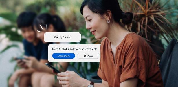 Meta vai mostrar aos pais os temas que filhos perguntaram para IA