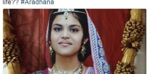 Morte de menina após jejum religioso de 68 dias provoca polêmica na Índia - Twitter/Reprodução