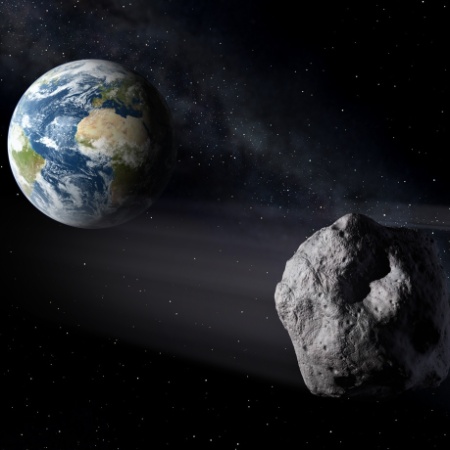 O asteroide vai se aproximar da Terra na manhã de quarta-feira - Divulgação/NAsa