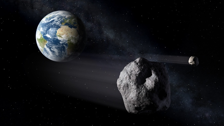 Asteroide vai passar próximo da Terra neste sábado - Divulgação/NASA