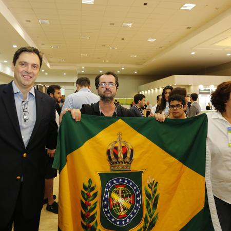 No final de 2018, o deputado federal eleito Luiz Philippe de Orleans e Bragança (PSL), à esq., participou de encontro da "Cúpula Conservadora das Américas" em Foz do Iguaçu (PR) - Paulo Lisboa/Brazil Photo Press/Folhapress