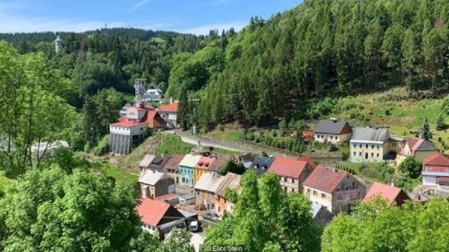A pequena cidade checa de Jáchymov se tornou Patrimônio Mundial recentemente - Eliot Stein/BBC