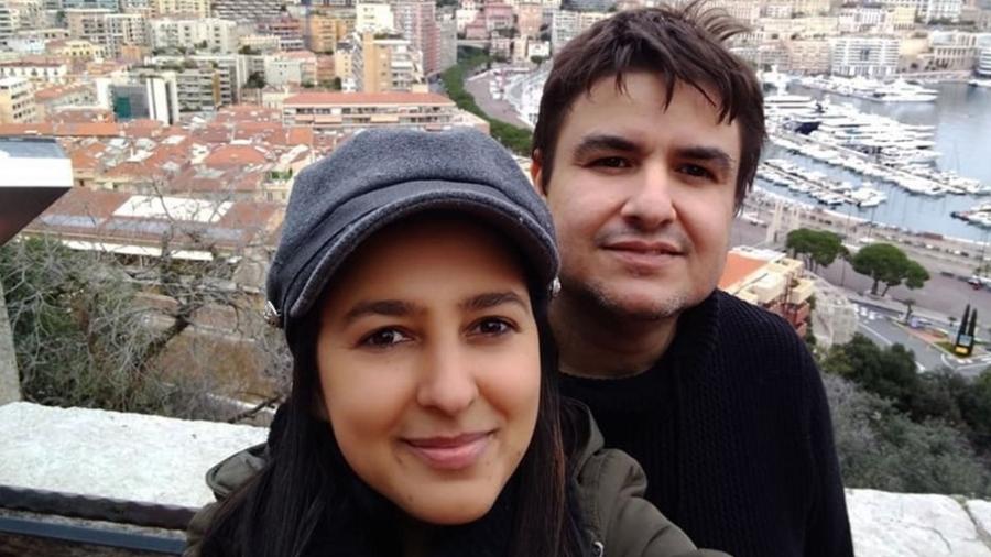 O casal de brasileiros, Cristiane Tavares e André Modenezi, vítima de um ataque na França - Reprodução/Redes Sociais