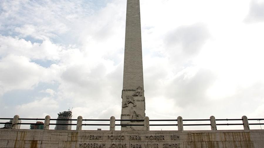 Obelisco do Ibirapuera guarda restos mortais dos quatro jovens mortos por tropas getulistas - DANIEL GUIMARÃES/A2 FOTOGRAFIA/GOVERNO DE SP