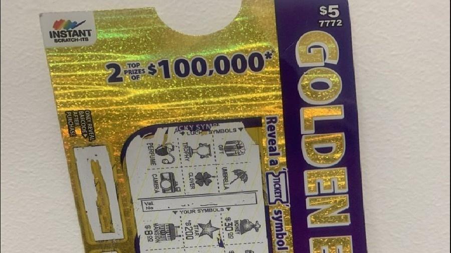 Bilhete de loteria rendeu um prêmio equivalente a R$ 500 mil  - Divulgação/The Lott